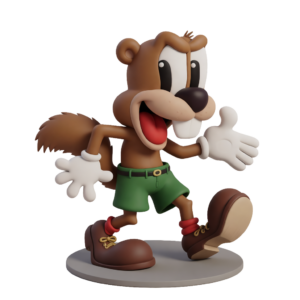 Robert Crumb’s Squirrely the Squirrel Collectible Figure: Underground Psychedelic Squirrel 3D Art