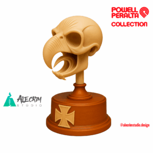 Tony Hawk Bird Skull 1983 Collectible Figure: Original Powell-Peralta Design 3D Art