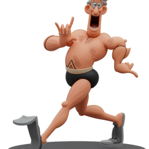 Aquaman with Don Martin Sound Effects Collectible Figure: Graphic Humor in 3D Art