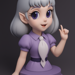 Chocola (Sangria) Collectible Figure: Don Dracula's Vampire Daughter 3D Art