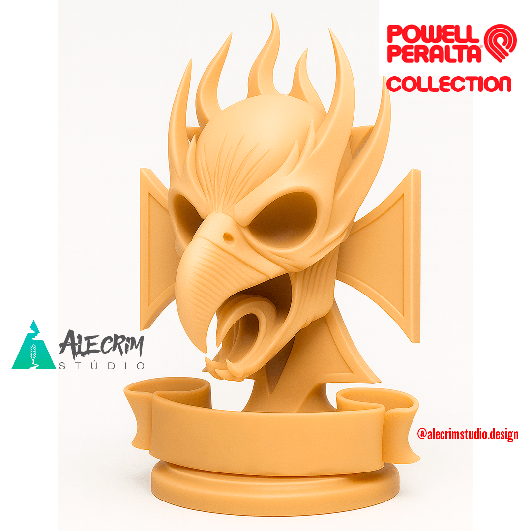 Tony Hawk Chicken Skull Collectible Figure: Powell-Peralta's Chicken Skull 3D Art