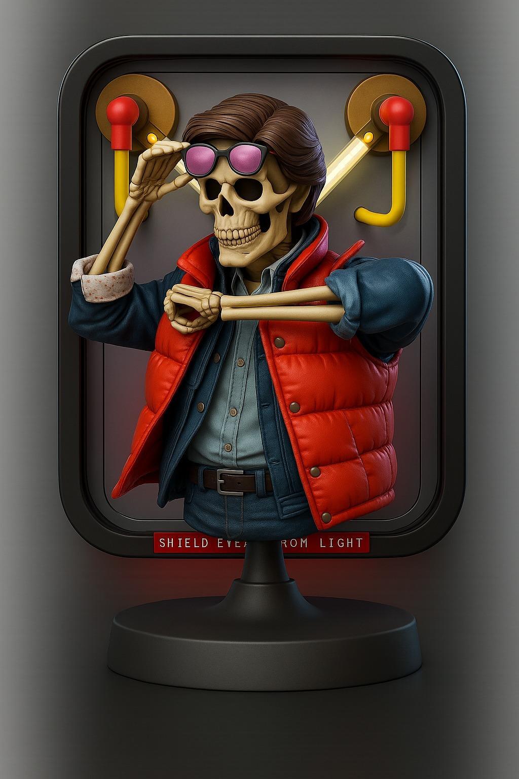 Marty McFly Toy Art Colecionável - Imagem 2